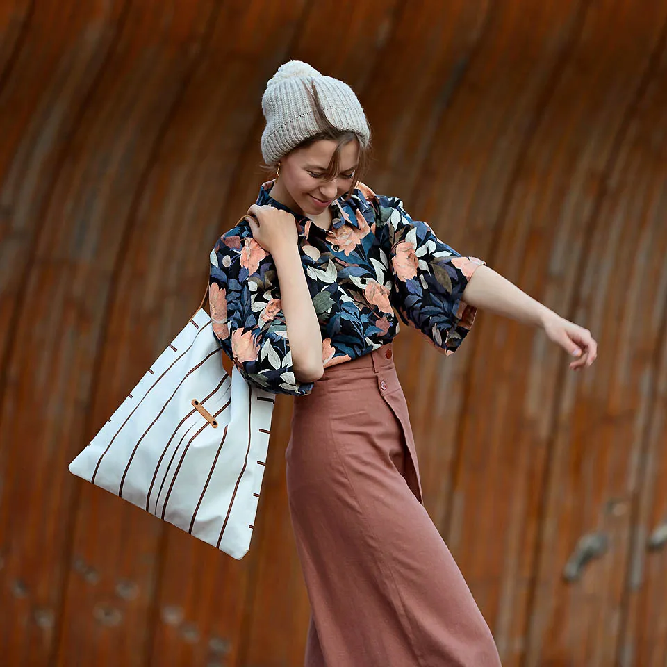 Linnen viscose blend russet - See You At Six